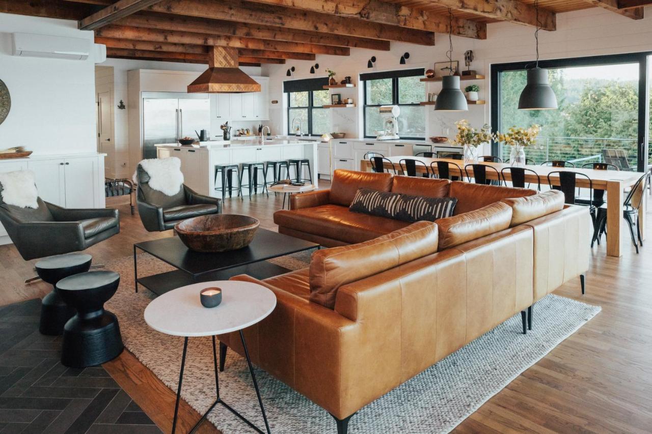 Whidbey Island Modern Farmhouse Greenbank Exteriör bild
